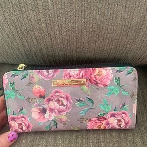 Betsy Johnson floral wallet